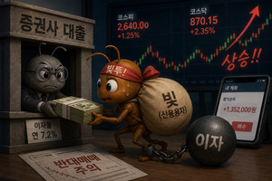 [마켓H] 증시 급락에 빚투 34조원 돌파…반대매매까지 '눈덩이'